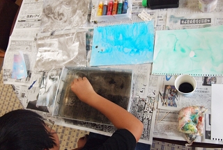 今度はどんな模様になるのかな?